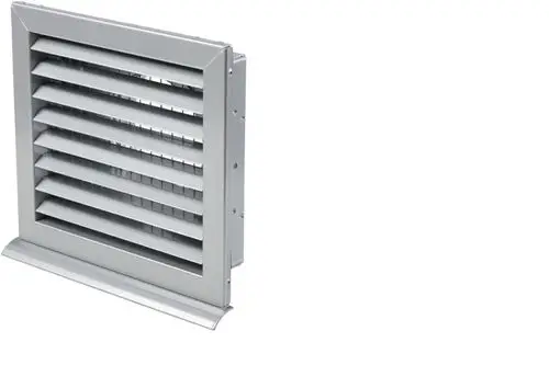 STIEBEL ELTRON Fort-Außenluftgitter LWF LG 125, Luftgitter grau lackiert